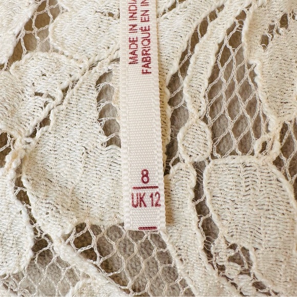 Free People Lucie Mini Dress Floral Boho Lace - Picture 12 of 12